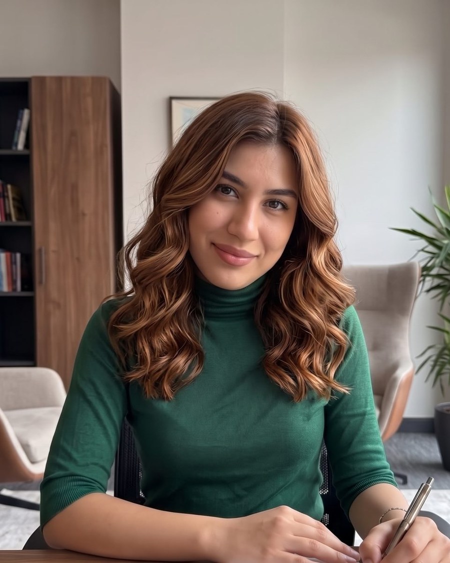 Sahar Sabouri, psicologa, nel suo studio a Milano